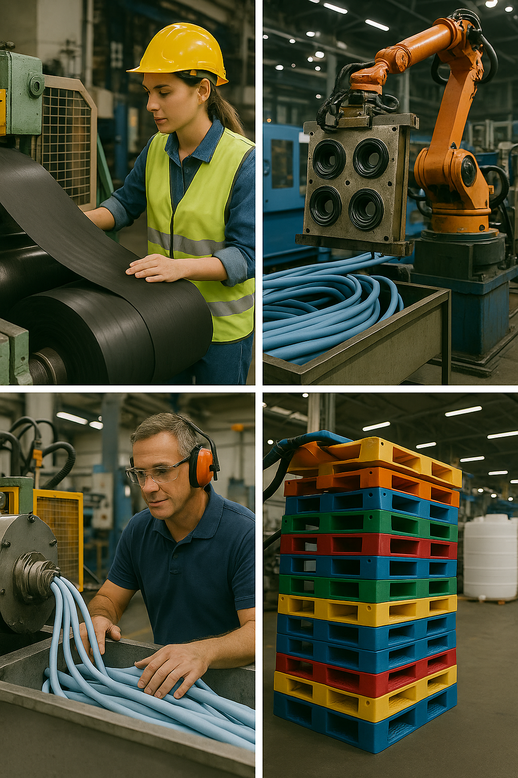 Rubber and plastic companies